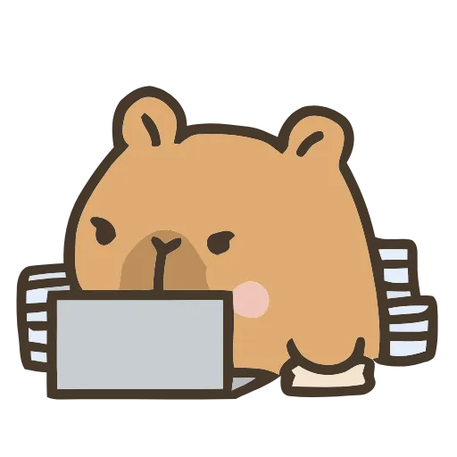 💻 Эмодзи «💕 Набор эмоджи с капибарой в качестве» для Telegram
