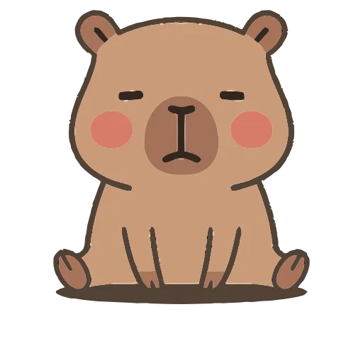 😔 Эмодзи «Capycapy» для Telegram