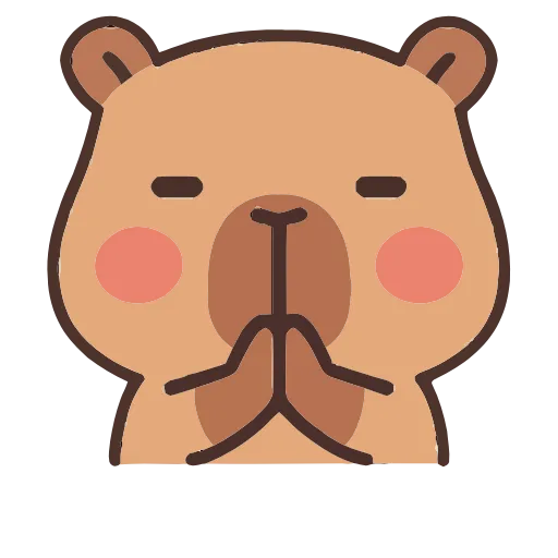 🙏 Эмодзи «Capycapy» для Telegram