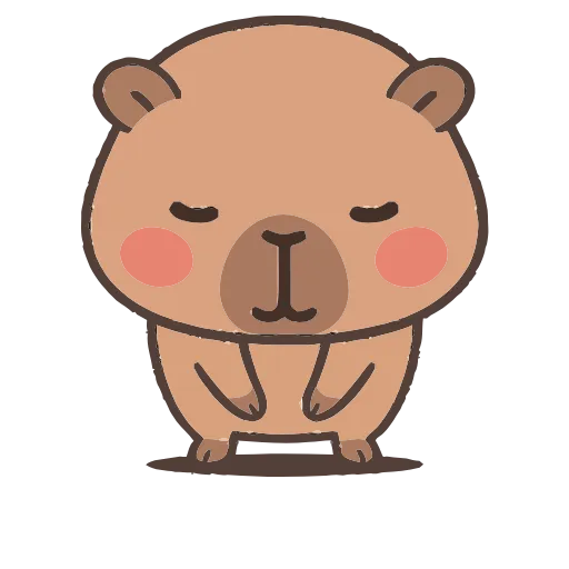 🙇 Эмодзи «Capycapy» для Telegram