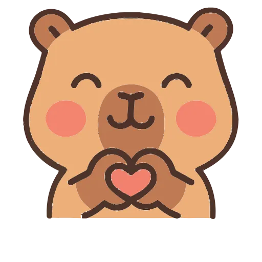 ❤️ Эмодзи «Capycapy» для Telegram