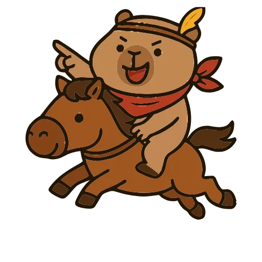 🐎 Эмодзи «Capycapy» для Telegram