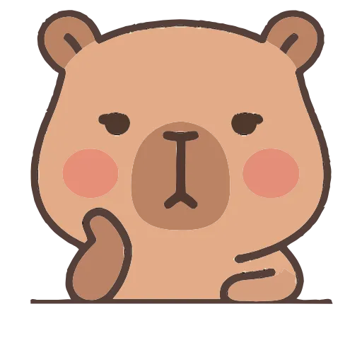 😕 Эмодзи «Capycapy» для Telegram