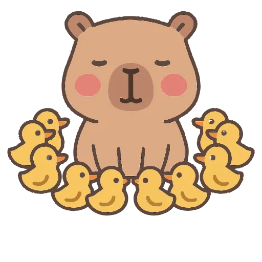 🐥 Эмодзи «Capycapy» для Telegram