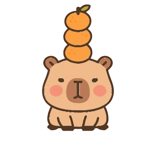 🍊 Эмодзи «Capycapy» для Telegram