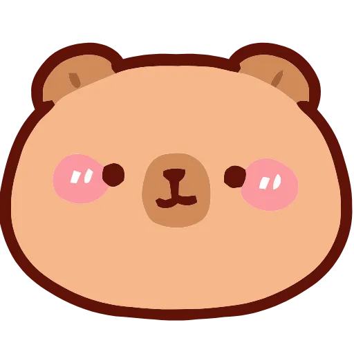 Стикерпак Capybara для Telegram