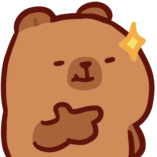 😏 Эмодзи «Capybara» для Telegram