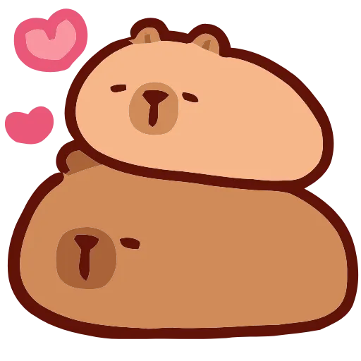💕 Эмодзи «Capybara» для Telegram