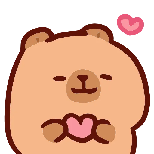 💕 Эмодзи «Capybara» для Telegram