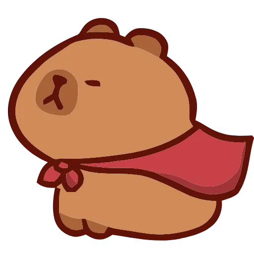 🍊 Эмодзи «Capybara» для Telegram