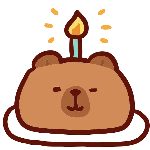 🎂 Эмодзи «Capybara» для Telegram