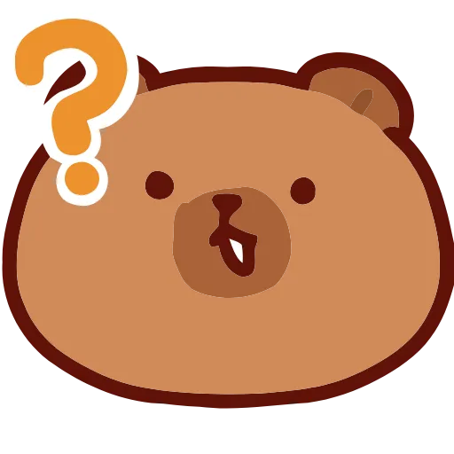 ❔ Эмодзи «Capybara» для Telegram