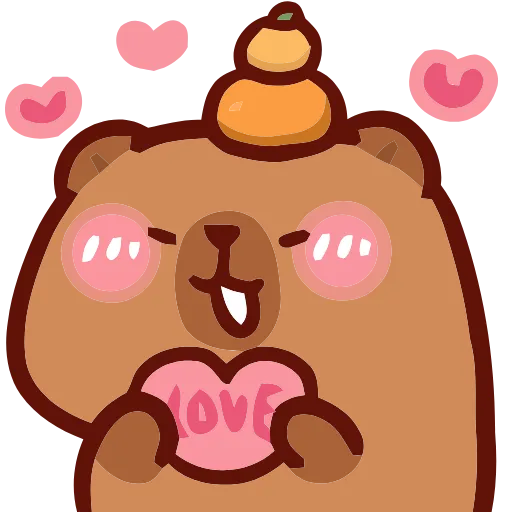 🥰 Эмодзи «Capybara» для Telegram
