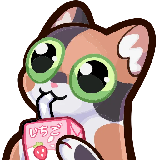 🧃 Эмодзи «Cats» для Telegram