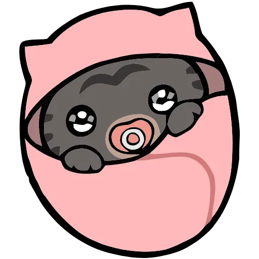 🍼 Эмодзи «Cats» для Telegram