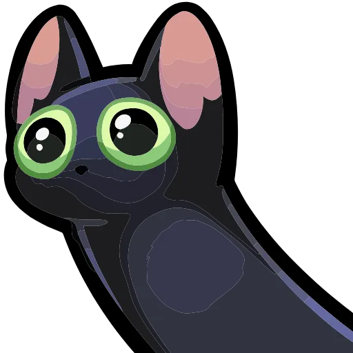 🐈‍⬛ Эмодзи «Cats» для Telegram