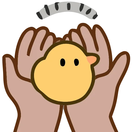 🐤 Эмодзи «Cute Chick» для Telegram