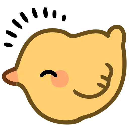 🐤 Эмодзи «Cute Chick» для Telegram