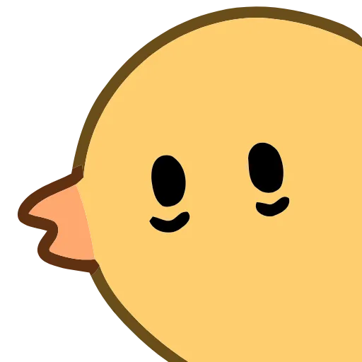 🐤 Эмодзи «Cute Chick» для Telegram
