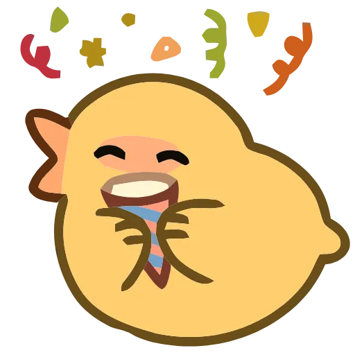 🐤 Эмодзи «Cute Chick» для Telegram