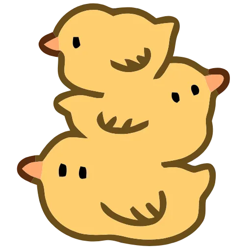 🐤 Эмодзи «Cute Chick» для Telegram