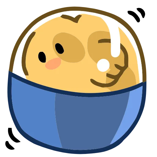 🐤 Эмодзи «Cute Chick» для Telegram