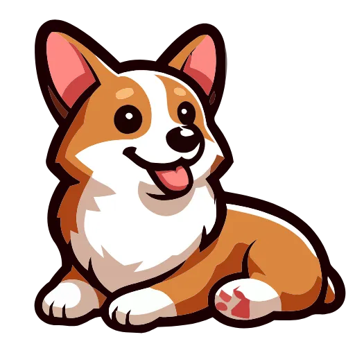 Эмодзи 🐕 Набор эмоджи с Корги в качестве для Telegram — скачать