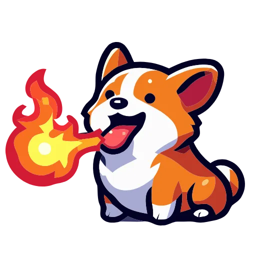 🐕 Эмодзи «🐕 Набор эмоджи с Корги в качестве» для Telegram