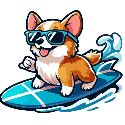 🐕 Эмодзи «🐕 Набор эмоджи с Корги в качестве» для Telegram
