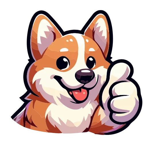 🐕 Эмодзи «🐕 Набор эмоджи с Корги в качестве» для Telegram