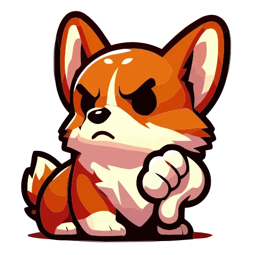 🐕 Эмодзи «🐕 Набор эмоджи с Корги в качестве» для Telegram