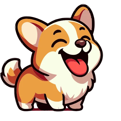 🐕 Эмодзи «🐕 Набор эмоджи с Корги в качестве» для Telegram