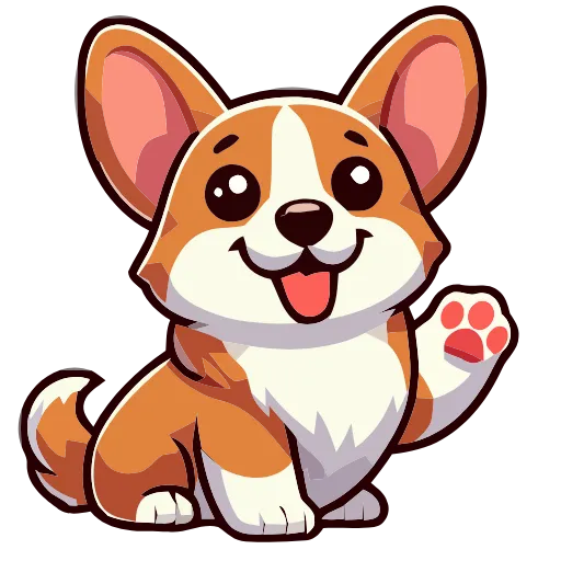 🐕 Эмодзи «🐕 Набор эмоджи с Корги в качестве» для Telegram