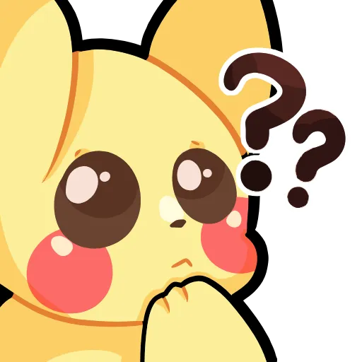❔ Эмодзи «Cute Emojis» для Telegram