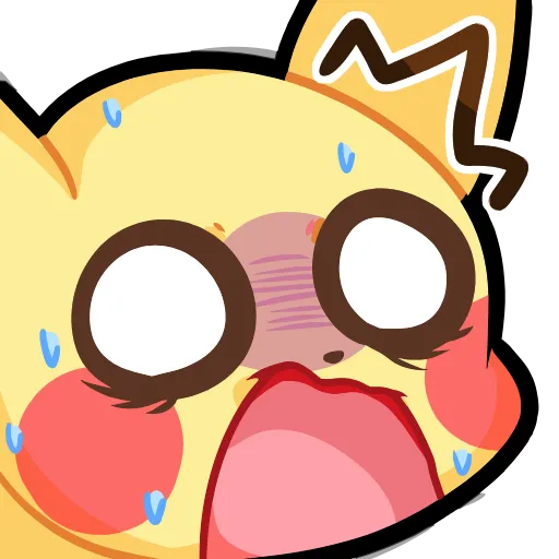😰 Эмодзи «Cute Emojis» для Telegram