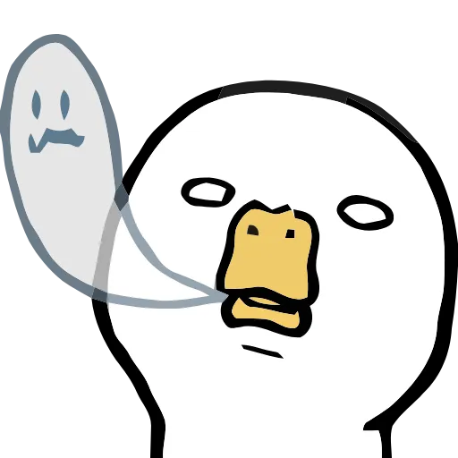👻 Эмодзи «Duck» для Telegram