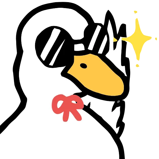 🪿 Эмодзи «Duck» для Telegram