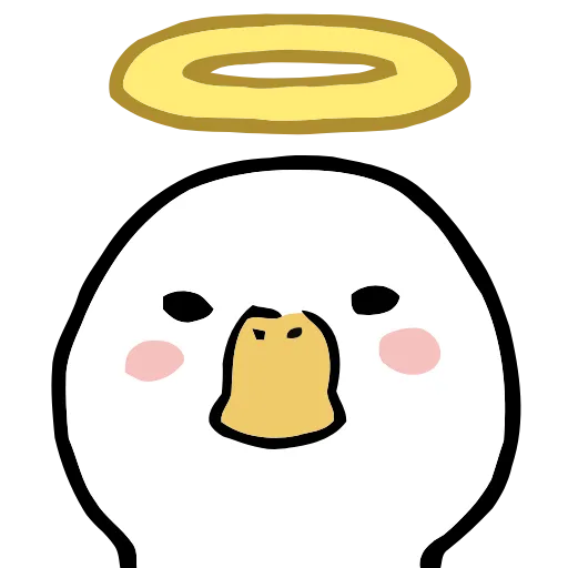 😇 Эмодзи «Duck» для Telegram