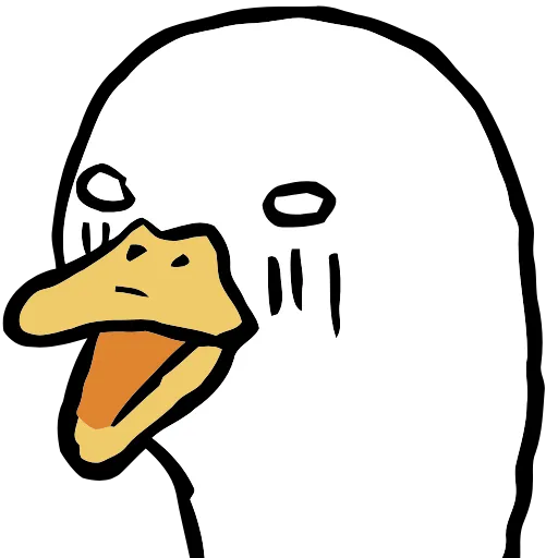 😧 Эмодзи «Duck» для Telegram