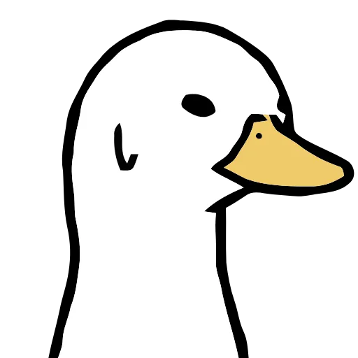 😓 Эмодзи «Duck» для Telegram