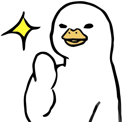 👍 Эмодзи «Duck» для Telegram