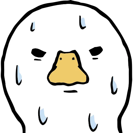 😥 Эмодзи «Duck» для Telegram