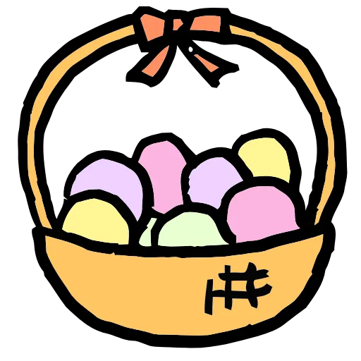 🥚 Эмодзи «💕 Набор эмоджи к пасхе в качестве» для Telegram