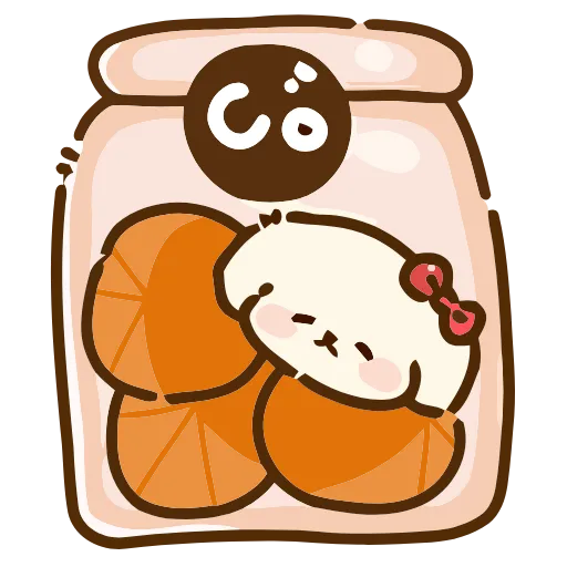 🍪 Эмодзи «🍊 Набор эмоджи с Фуди в качестве» для Telegram