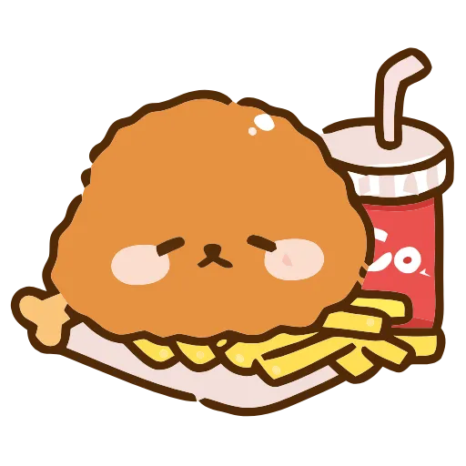 🍗 Эмодзи «🍊 Набор эмоджи с Фуди в качестве» для Telegram