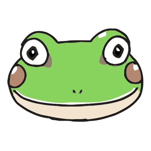 Эмодзи Frog для Telegram — скачать