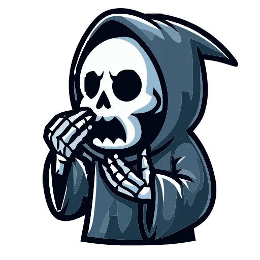 💀 Эмодзи «Grim Reaper» для Telegram