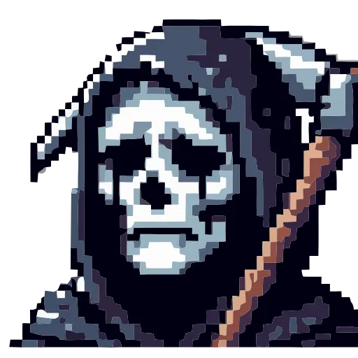 💀 Эмодзи «Grim Reaper» для Telegram