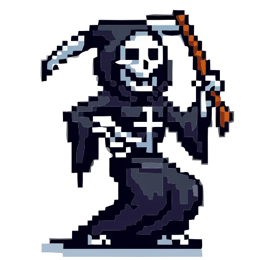 💀 Эмодзи «Grim Reaper» для Telegram