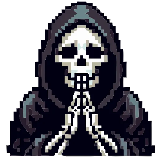 💀 Эмодзи «Grim Reaper» для Telegram